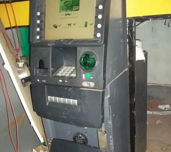 UBI ATM Robbery in Santirbazar in Open Market : Police clueless UBI ATM Robbery in Santirbazar in Open Market : Police clueless
